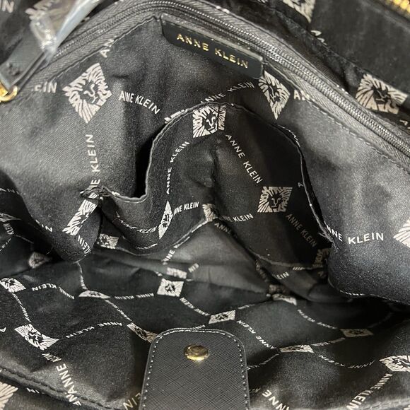 Anne Klein Structured Work Tote and Flap Pouch Bundle Black - Picture 15 of 16